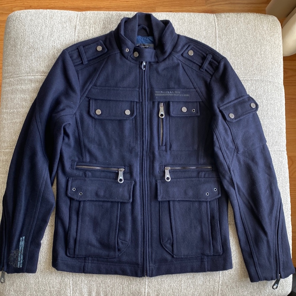 INC International Concepts Men ARMY Coat/ Jacket